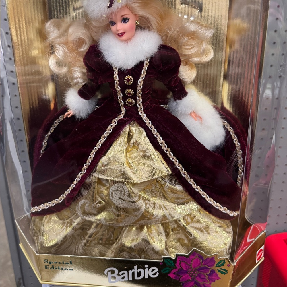 Barbie Special Edition in Rich Maroon and Gold